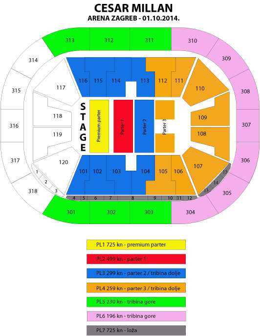 Arena Zagreb - Bitne informacije - Idemo